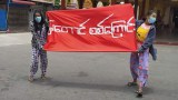 မန္တလေးမြတောင်သပိတ်မှာ အမျိုးသမီးတစ်ဦးပစ်သတ်ခံရပြီး ငါးဦးအဖမ်းခံရ