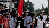 ထားဝယ်မြို့ တပ်ပေါင်းစု လူငယ်ရေးရာ ခမောက်သပိတ် ဆန္ဒပြ