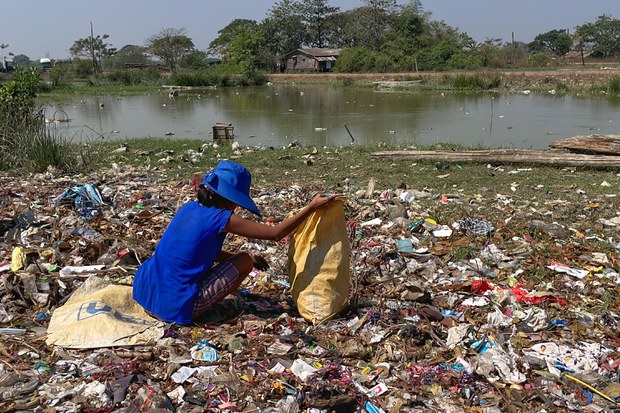 plastic trash plastic trash