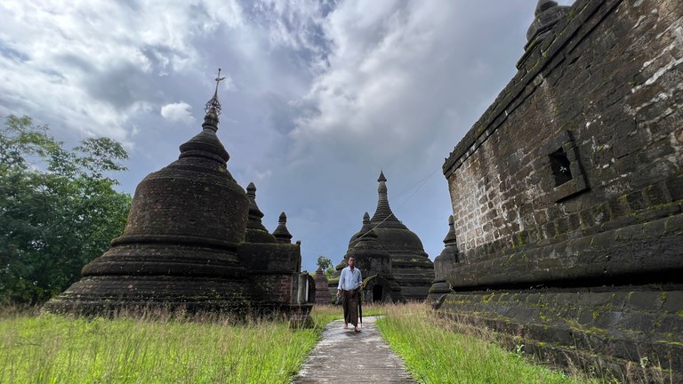 ရခိုင်ပြည်နယ် မြောက်ဦးမြို့အား ၂၀၂၃ ခုနှစ်၊ ဇူလိုင်လ ၂၇ ရက်နေ့က တွေ့ရစဉ်။ (Photo: RFA)