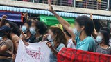 အလုံနဲ့ တောင်ဥက္ကလာပမြို့နယ်က စစ်အာဏာရှင်ဆန့်ကျင်ရေး ဆန္ဒပြ