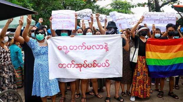 အာဏာသိမ်းပြီးနောက် LGBT ၁၇ ဦး သေဆုံးခဲ့ကြောင်း NUG လူ့အခွင့်အရေးဝန်ကြီးဌာန ထုတ်ပြန်