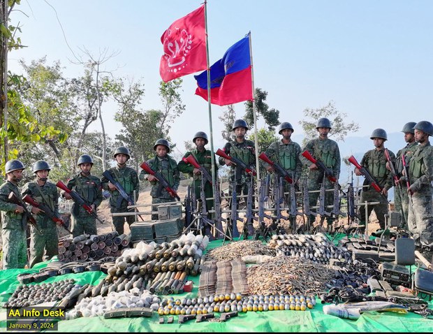 စစ်ကောင်စီဗျူဟာကုန်းနှစ်ခုကို AA သိမ်းယူ စစ်ကောင်စီဗျူဟာကုန်းနှစ်ခုကို AA သိမ်းယူ