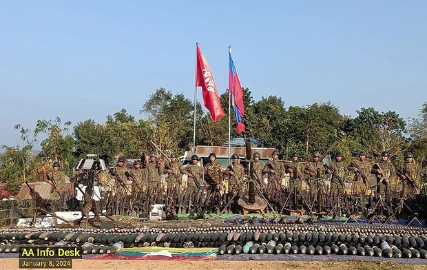 ကျောက်တော်မြို့နယ်က စစ်ကောင်စီဗျူဟာစခန်းကို AA သိမ်းပိုက် ကျောက်တော်မြို့နယ်က စစ်ကောင်စီဗျူဟာစခန်းကို AA သိမ်းပိုက်