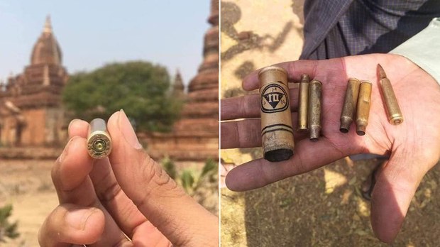 ပုဂံမှာ ဆန္ဒပြသူတွေကို ရဲနဲ့စစ်သား သေနတ်နဲ့ ပစ်ခတ်ဖြိုခွင်း