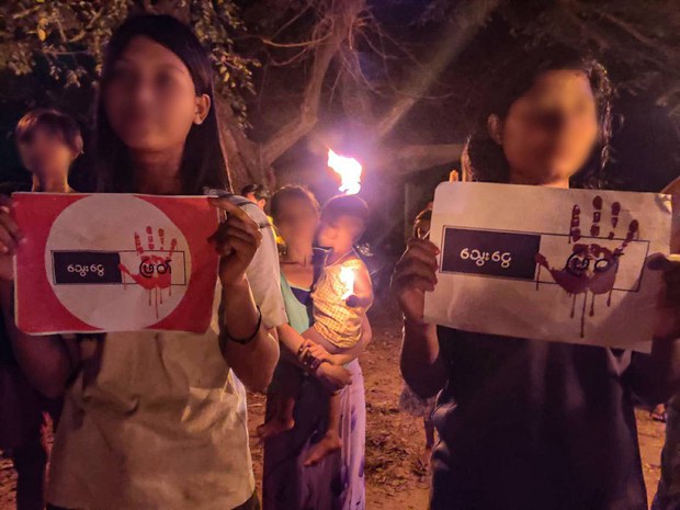 စစ်ကောင်စီနဲ့ စီးပွားရေးမလုပ်ဖို့ ထိုင်းရေနံကုမ္ပဏီကို ဆန္ဒပြတောင်းဆို စစ်ကောင်စီနဲ့ စီးပွားရေးမလုပ်ဖို့ ထိုင်းရေနံကုမ္ပဏီကို ဆန္ဒပြတောင်းဆို