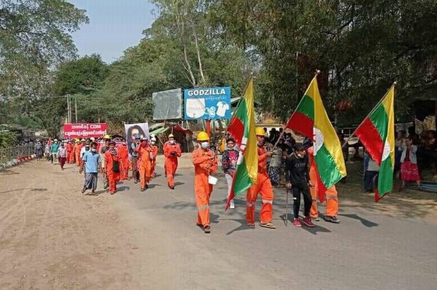 ချောက်မြို့မှာ အသက်မပြည့်သူ ၂၀ ခန့် ဖမ်းဆီးခံထားရ