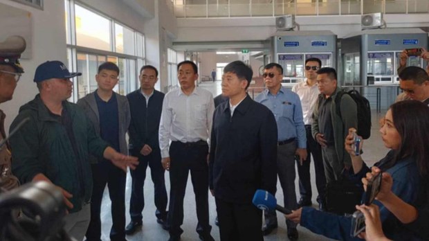 တရုတ်ပြည်သူ့လုံခြုံရေးဌာန လက်ထောက်ဝန်ကြီး မဲဆောက်နဲ့ မြဝတီ ရောက်နေ