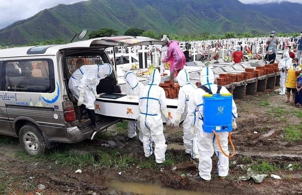 မြန်မာမှာ တရက်ထဲ ပိုးတွေ့အတည်ပြုလူနာ ၆၈ဝ ရှိ မြန်မာမှာ တရက်ထဲ ပိုးတွေ့အတည်ပြုလူနာ ၆၈ဝ ရှိ