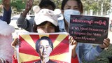 နိုင်ငံ့ခေါင်းဆောင်တွေကို လွှတ်ပေးဖို့ ဒက္ခိဏခရိုင်တရားရုံးရှေ့ ဆန္ဒပြ
