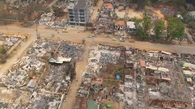 ဆီဆိုင်မှာ စစ်ကြောင်းနဲ့တိုးတဲ့ အရပ်သားတစ်ဦး သတ်ဖြတ်ခံရ