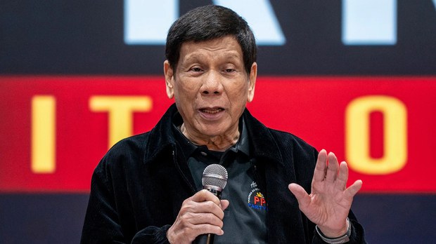 ဖိလစ်ပိုင်ခေါင်းဆောင်ဟောင်း ဒူတာတေး ICC ရှိရာ နယ်သာလန်ရောက်လာပြီ