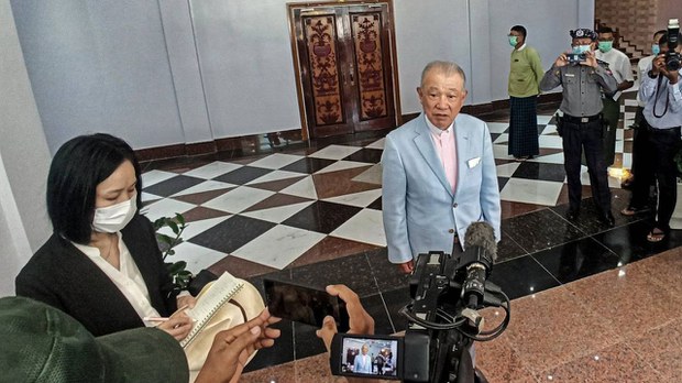 ဂျပန်အစိုးရရဲ့ အထူးကိုယ်စားလှယ် စစ်တွေကို ရောက်ရှိနေ ဂျပန်အစိုးရရဲ့ အထူးကိုယ်စားလှယ် စစ်တွေကို ရောက်ရှိနေ