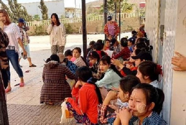 ဂျော်ဒန်ရောက် မြန်မာအထည်ချုပ်အလုပ်သမားတွေ အလုပ်ရှင်နဲ့ ညှိနှိုင်းလို့ မရသေး