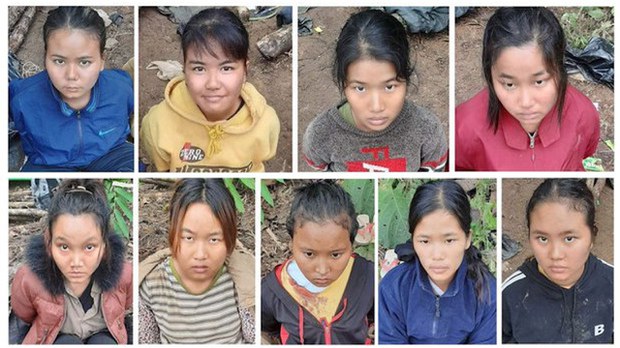 ကလေးမြို့နယ် PDF အမျိုးသမီးဆေးတပ်သား ကိုးဦး ထောင် ၁၂ နှစ်စီ ချမှတ်ခံရ ကလေးမြို့နယ် PDF အမျိုးသမီးဆေးတပ်သား ကိုးဦး ထောင် ၁၂ နှစ်စီ ချမှတ်ခံရ