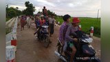 ကန့်ဘလူ ဇော်ချောင်းရွာ မီးရှို့ခံရပြီး အနီးအနားဒေသခံ ငါးထောင်ခန့်ပါ ထွက်ပြေးရ
