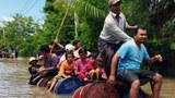 ခင်ဦးမြို့မှာ မိုးကြီးပြီး ကျေးရွာပေါင်း ၁၀၀ ကျော် ရေဘေးဒုက္ခဖြစ်နေ