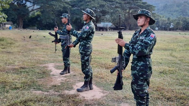 စစ်ကောင်စီရဲ့ ကျောက်ညှပ်ရှေ့တန်းတပ်စခန်းကို သိမ်းပိုက်နိုင်ခဲ့ကြောင်း KNU ပြော စစ်ကောင်စီရဲ့ ကျောက်ညှပ်ရှေ့တန်းတပ်စခန်းကို သိမ်းပိုက်နိုင်ခဲ့ကြောင်း KNU ပြော