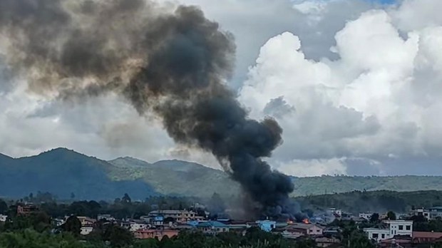 ကွတ်ခိုင်မြို့ ဗုံးကြဲခံရလို့ လေးဦးထက်မနည်း သေဆုံး