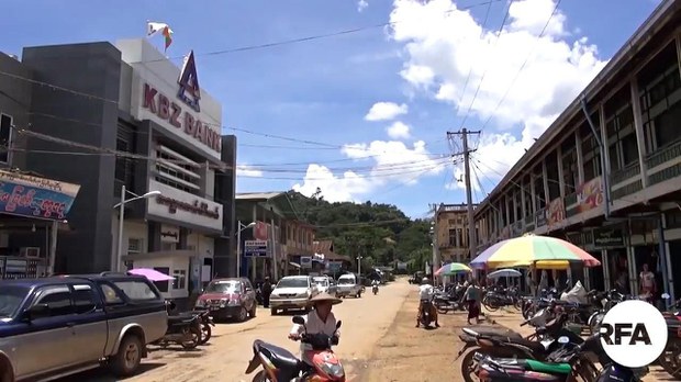 ကျောက်မဲမြို့ KBZ ဘဏ် ဓားပြတိုက်ခံရ