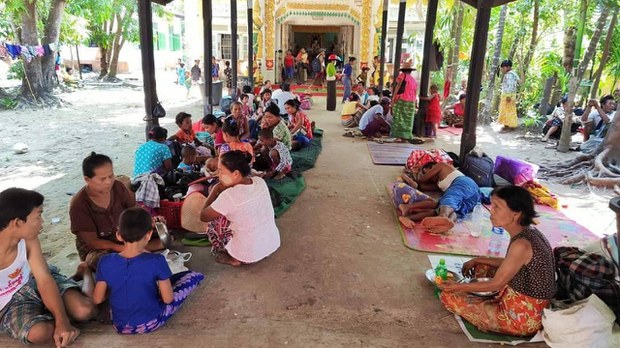 လပွတ္တာမြို့ပေါ်ရောက် မုန်တိုင်းရှောင်ငါးထောင်ကျော် စားနပ်ရိက္ခာအကူအညီလိုနေ