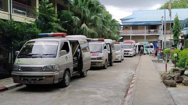 တောင်တွင်းကြီးမှာ ကိုဗစ်ရောဂါကူးစက်ခံရသူတွေ ဆေးရုံမှာ အခက်အခဲဖြစ်နေ