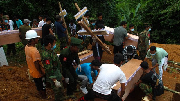 ဆယ်ဦးအထက် အစုလိုက်သတ်ဖြတ်ခံရမှု အကြိမ်နှစ်ဆယ်ကျော်ရှိကြောင်း NLD ထုတ်ပြန် ဆယ်ဦးအထက် အစုလိုက်သတ်ဖြတ်ခံရမှု အကြိမ်နှစ်ဆယ်ကျော်ရှိကြောင်း NLD ထုတ်ပြန်