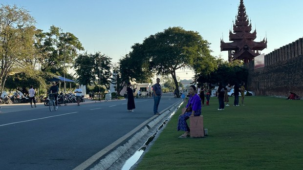 မန္တလေးက အလယ်ပိုင်းတိုင်း စစ်ဌာနချုပ် ရှော့တိုက်ဒုံးနဲ့ ပစ်ခတ်ခံရ
