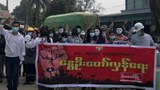 မိုးမောက်မြို့ ၄၃၇ တပ်ရင်းရှေ့မှာ ဆိုင်ကယ်စီးသူနှစ်ဦး ပစ်သတ်ခံရ