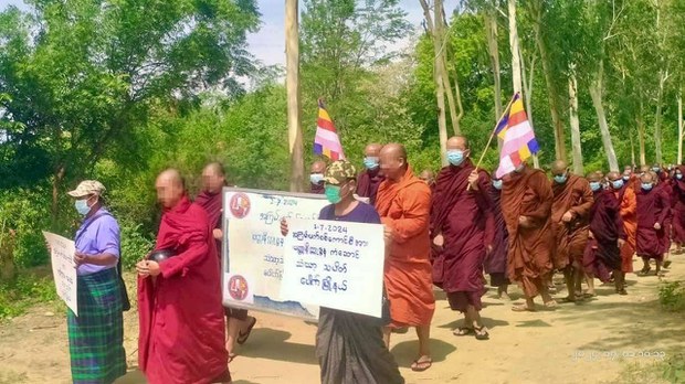 သံဃာတော်တွေ သပိတ်မှောက်ကံဆောင်တဲ့ မြို့နယ် ၁၄ ခုအထိ ရှိလာ သံဃာတော်တွေ သပိတ်မှောက်ကံဆောင်တဲ့ မြို့နယ် ၁၄ ခုအထိ ရှိလာ