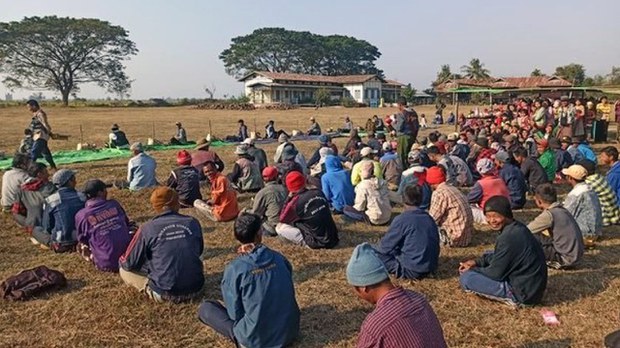 နေပြည်တော်က ပြည်သူ့စစ်အဖွဲ့တွေကို စစ်သင်တန်းပေးနေကြောင်း ဒေသခံတွေပြော