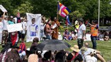 မောင်ညမွှေးပစ်သတ်ခံရမှုနဲ့ တာဝန်ရှိရဲတွေကို အလုပ်ကနေ ထုတ်ဖို့ ယူတီကာမြို့မှာ ဆန္ဒပြတောင်းဆို