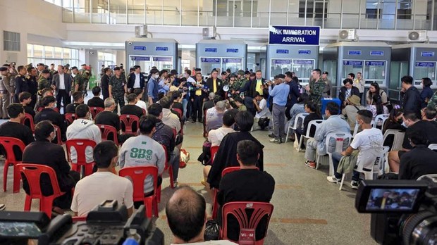 ဆိုက်ဘာလိမ်လည်မှုတွေနဲ့ ဆက်စပ်သူ တစ်သောင်းကို ထိုင်းဆီ လွှဲပေးမယ်လို့ BGF ပြော ဆိုက်ဘာလိမ်လည်မှုတွေနဲ့ ဆက်စပ်သူ တစ်သောင်းကို ထိုင်းဆီ လွှဲပေးမယ်လို့ BGF ပြော
