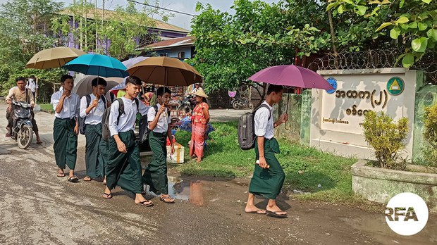 ရခိုင်ပြည်နယ်မှာ ကျောင်းသား သုံးသိန်းခွဲကျော် ကျောင်းတက်