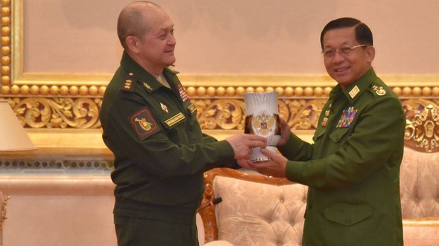 ရုရှား - မြန်မာ ပူးပေါင်းပြီး အကြမ်းဖက်မှု တိုက်ဖျက်ရေး ဆောင်ရွက်နေကြောင်း စစ်ကောင်စီ ပြော ရုရှား - မြန်မာ ပူးပေါင်းပြီး အကြမ်းဖက်မှု တိုက်ဖျက်ရေး ဆောင်ရွက်နေကြောင်း စစ်ကောင်စီ ပြော
