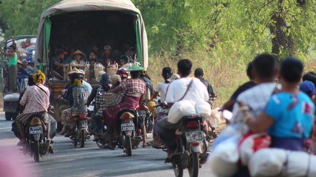 ဆားလင်းကြီးမှာ စစ်ကြောင်းထိုးလို့ လူခုနစ်ထောင်ကျော် ထွက်ပြေးနေရ