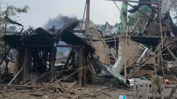 ဆောမြို့နယ် တောမရွာ ဗုံးကြဲခံရမှု သေဆုံးသူ ရှစ်ဦးအထိရှိလာ ဆောမြို့နယ် တောမရွာ ဗုံးကြဲခံရမှု သေဆုံးသူ ရှစ်ဦးအထိရှိလာ