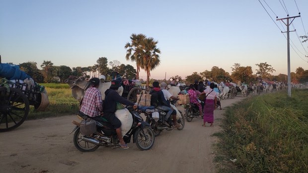 ရွှေဘို-ဒီပဲယင်း-ရေဦးနယ်အစပ် ရွာတွေက ထွက်ပြေးရတဲ့ ဒေသခံ တစ်သောင်းခွဲခန့်ရှိလာ ရွှေဘို-ဒီပဲယင်း-ရေဦးနယ်အစပ် ရွာတွေက ထွက်ပြေးရတဲ့ ဒေသခံ တစ်သောင်းခွဲခန့်ရှိလာ