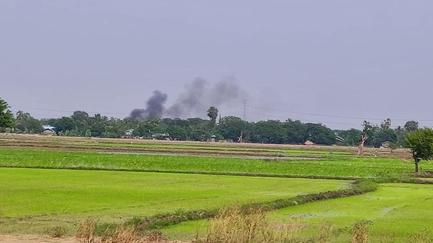 ရွှေဘို ဘုန်းဘွဲ့ရွာမှာ ပြည်သူ့ကာကွယ်ရေးတပ်ဖွဲ့ဝင် သုံးဦး အသတ်ခံရ