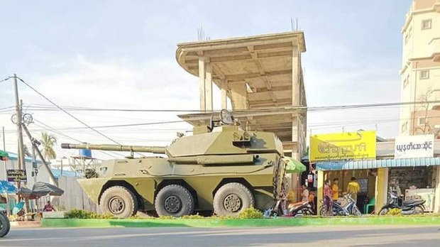 စစ်တွေမြို့နယ်မှာ စစ်ကောင်စီတပ်က လေကြောင်းနဲ့ ဗုံးကြဲတိုက်ခိုက် စစ်တွေမြို့နယ်မှာ စစ်ကောင်စီတပ်က လေကြောင်းနဲ့ ဗုံးကြဲတိုက်ခိုက်
