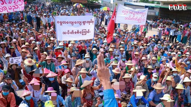 တန့်ဆည်မြို့နယ်မှာ စစ်ကောင်စီက လူငယ် ၁၆ ဦးကို သံသယနဲ့ ဖမ်းဆီးထား တန့်ဆည်မြို့နယ်မှာ စစ်ကောင်စီက လူငယ် ၁၆ ဦးကို သံသယနဲ့ ဖမ်းဆီးထား
