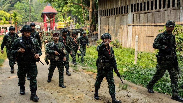 မြန်မာဘက်ခြမ်း တိုက်ပွဲတွေကြောင့် ထိုင်းစစ်တပ် နယ်စပ်လုံခြုံရေးတင်းကျပ် မြန်မာဘက်ခြမ်း တိုက်ပွဲတွေကြောင့် ထိုင်းစစ်တပ် နယ်စပ်လုံခြုံရေးတင်းကျပ်