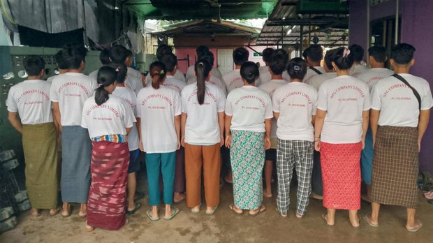 ထိုင်းနိုင်ငံမှာ MOU အလုပ်သမား သုံးဆယ်ခန့် စာချုပ်ပါအတိုင်း အလုပ်မရလို့ အခက်အခဲဖြစ်