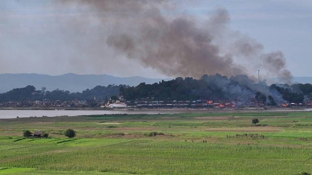 ထီးချိုင့် လေကြောင်းတိုက်ခိုက်မှု ဒေသခံသုံးဦးသေဆုံး၊ လေးဦးဒဏ်ရာရ