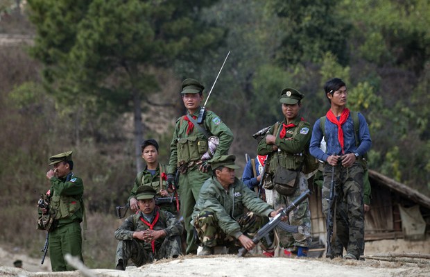 နမ့်ခမ်းဈေးမှာ အခွန်မကောက်ဖို့ TNLA ကို ဈေးသူဈေးသားတွေ ဆန္ဒပြ