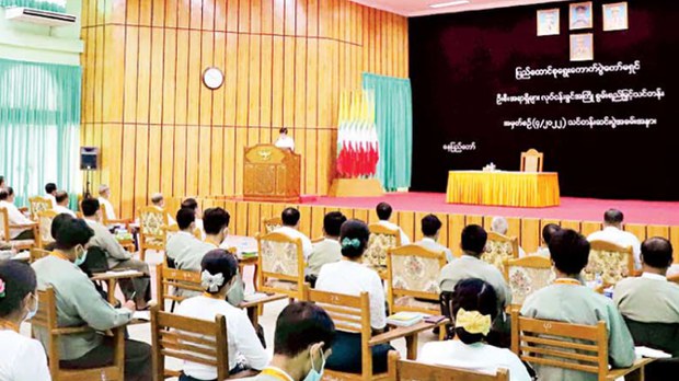 ရွေးကောက်ပွဲကော်မရှင်ကို အကြမ်းဖက်အဖွဲ့အဖြစ် NUG ကြေညာ ရွေးကောက်ပွဲကော်မရှင်ကို အကြမ်းဖက်အဖွဲ့အဖြစ် NUG ကြေညာ