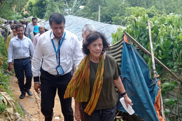 ကုလအထူးကိုယ်စားလှယ် ရိုဟင်ဂျာဒုက္ခသည်စခန်းကို သွားရောက်