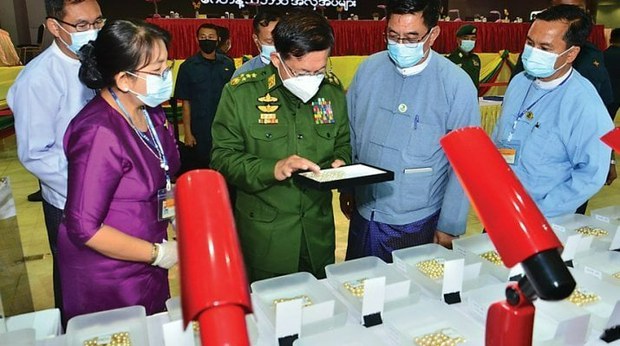 စစ်ကောင်စီရဲ့ ရန်ပုံငွေရင်းမြစ်နှစ်ခုကို အမေရိကန် ပိတ်ဆို့အရေးယူ စစ်ကောင်စီရဲ့ ရန်ပုံငွေရင်းမြစ်နှစ်ခုကို အမေရိကန် ပိတ်ဆို့အရေးယူ