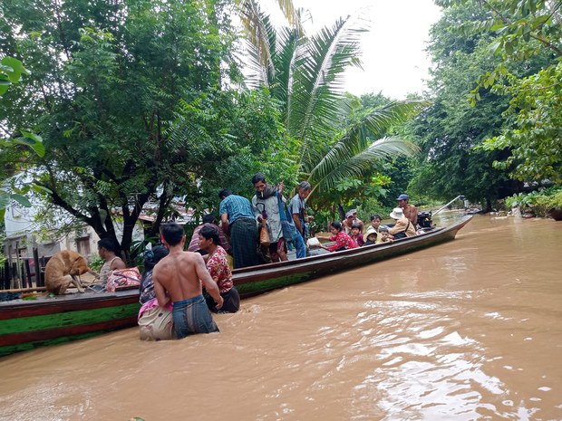 ရေတာရှည်မြို့နယ်က ရေဘေးသင့်သူတွေကို ကူညီမှု စစ်ကောင်စီ စိစစ်
