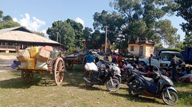 ရေဦးမြို့နယ် အောင်သာယာရွာ တိုက်ခိုက်ခံရပြီး ပျူစောထီးအချို့ အဖမ်းခံရ ရေဦးမြို့နယ် အောင်သာယာရွာ တိုက်ခိုက်ခံရပြီး ပျူစောထီးအချို့ အဖမ်းခံရ